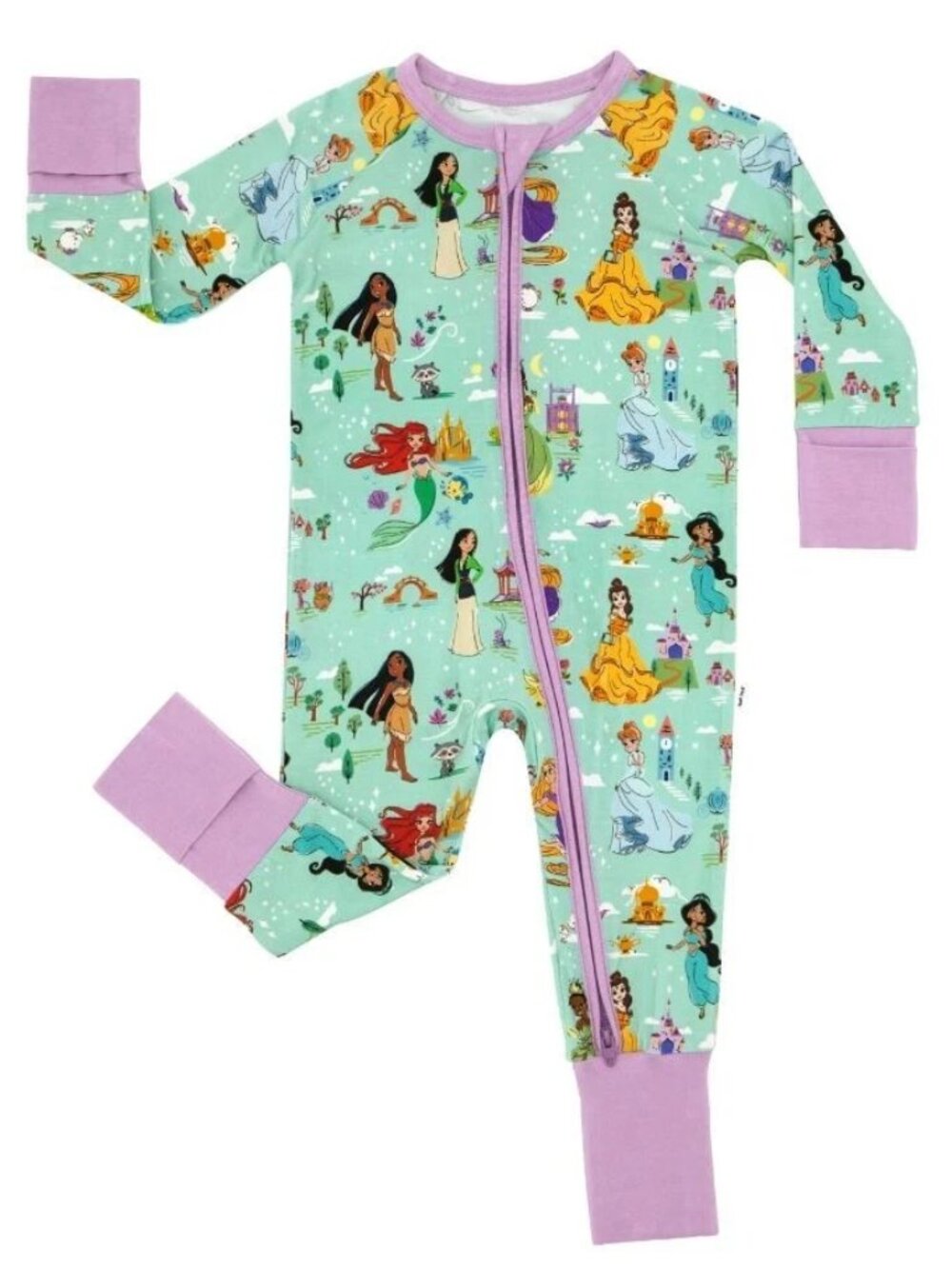 Little Sleepies Disney Princess Dreams Zippy 6-12 months